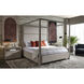 Danette Zenith Taupe Grey Canopy Bed, King